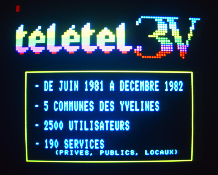 Minitel screen